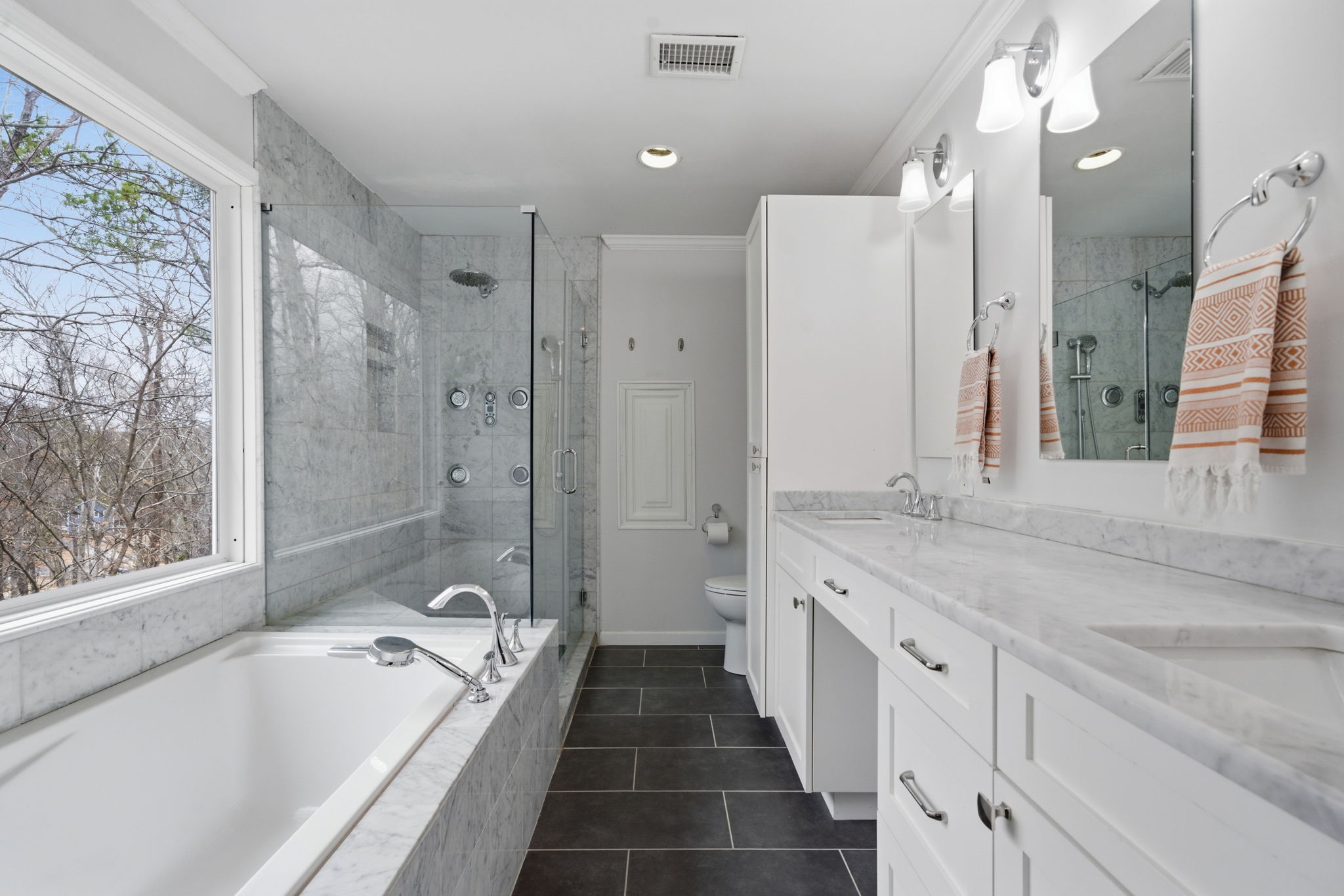 Master En Suite is SPA Inspired w/Marble GALORE!