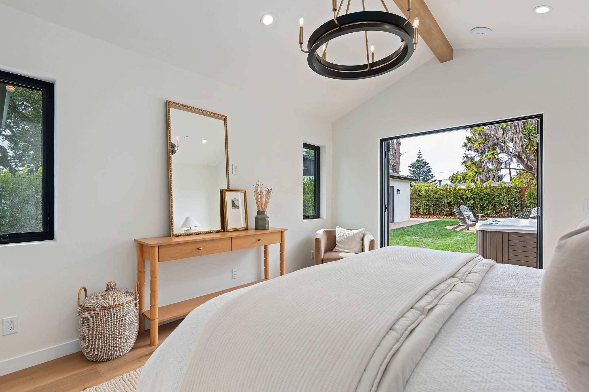 Primary Bedroom to Backyard Oasis