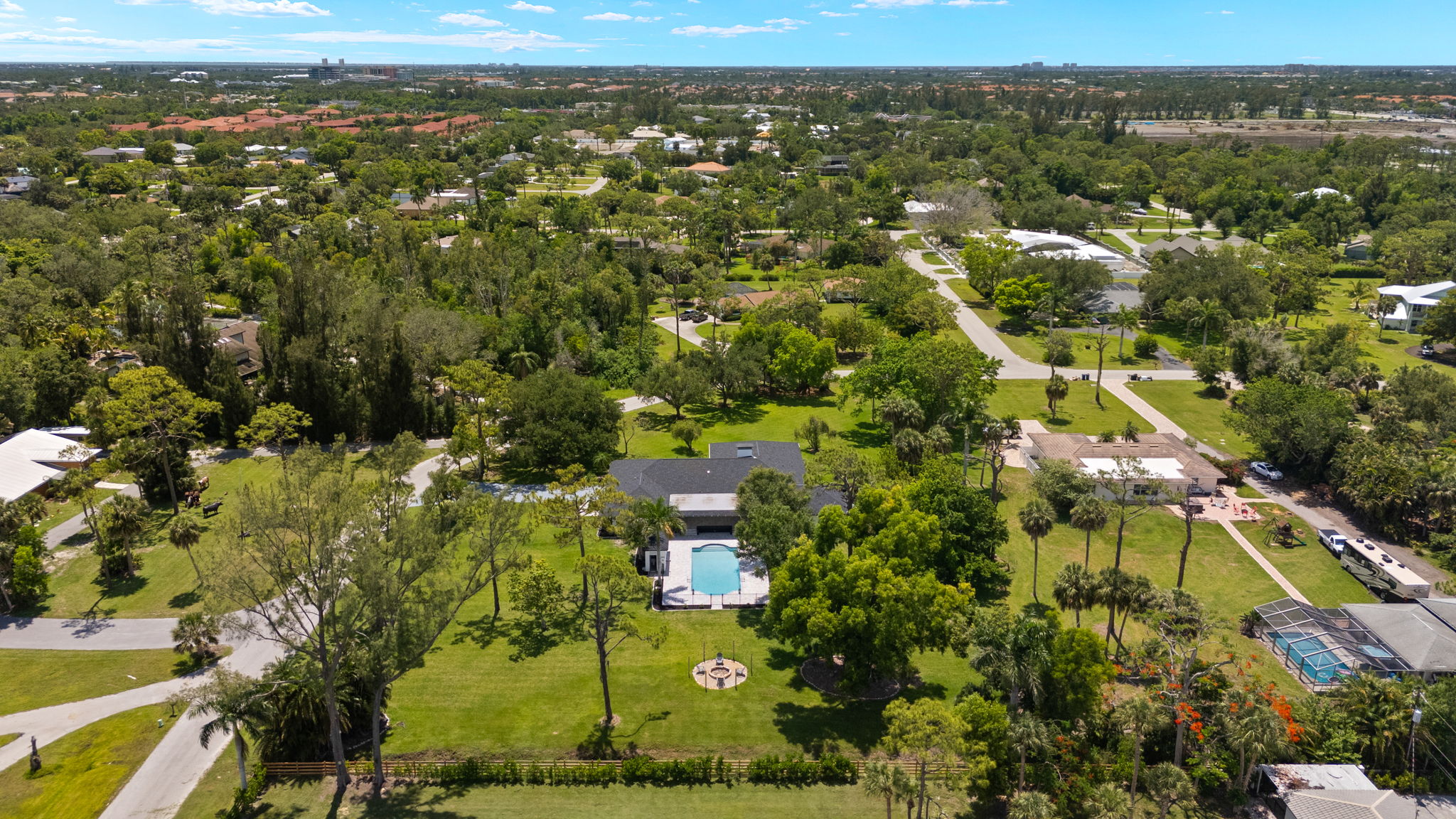 Aerial Rear Exterior