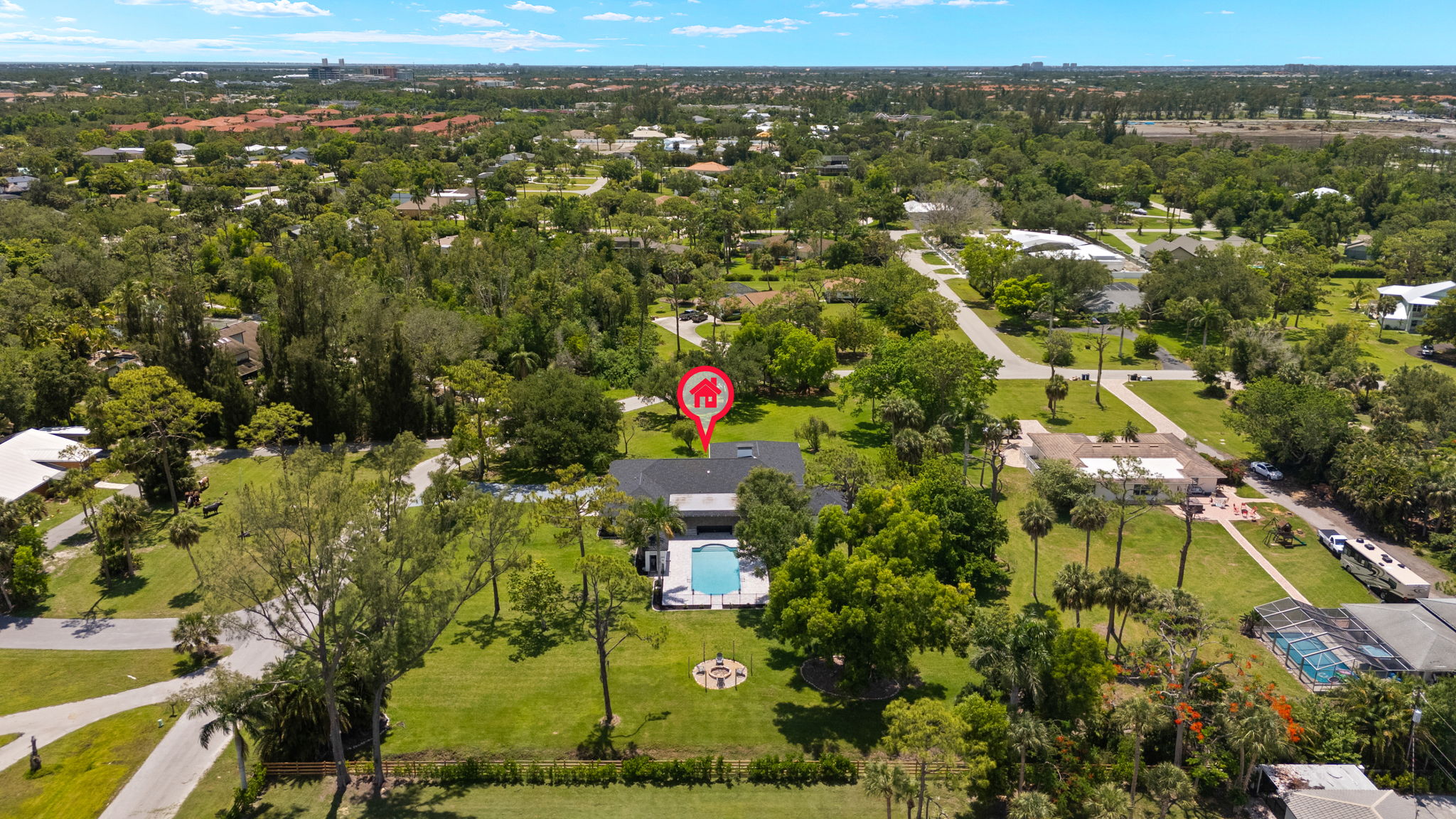 Aerial Rear Exterior - marker