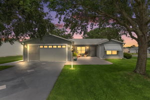 Twilight Front Elevation