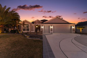 Twilight Front Elevation