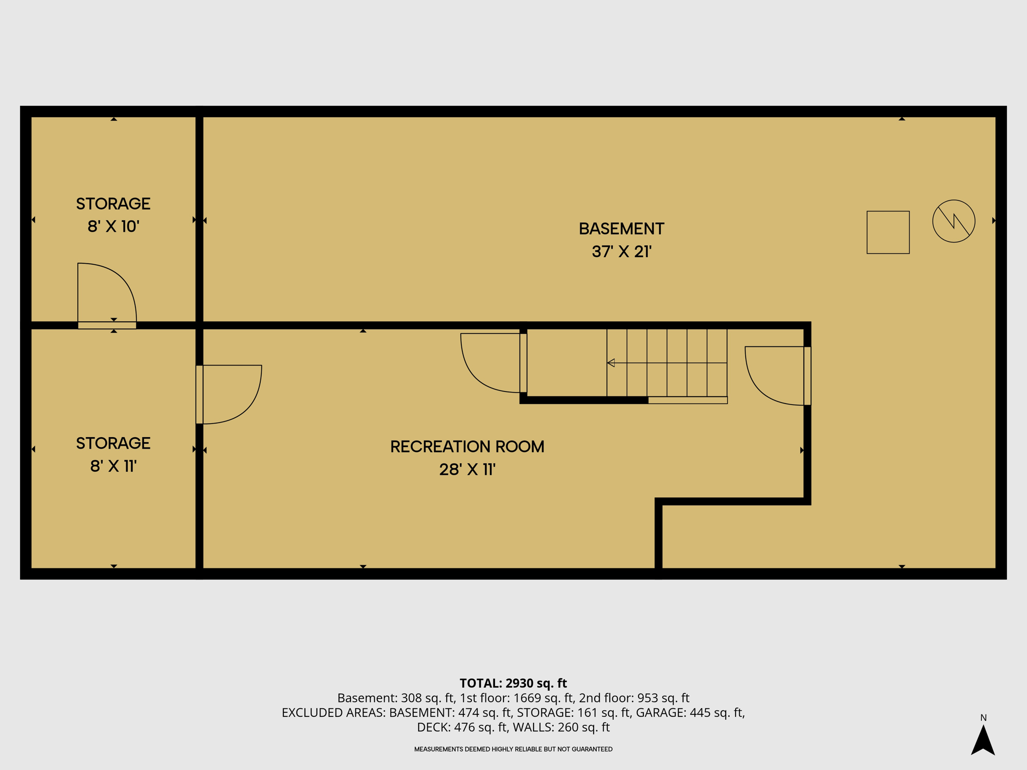 Floor Plan-Finished Basement