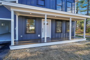 Covered front porch