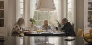 Breakfast with Diane Keaton, Emma Roberts, and Richard Gere -  because a home this beautiful naturally becomes a favorite backdrop for commercial productions.