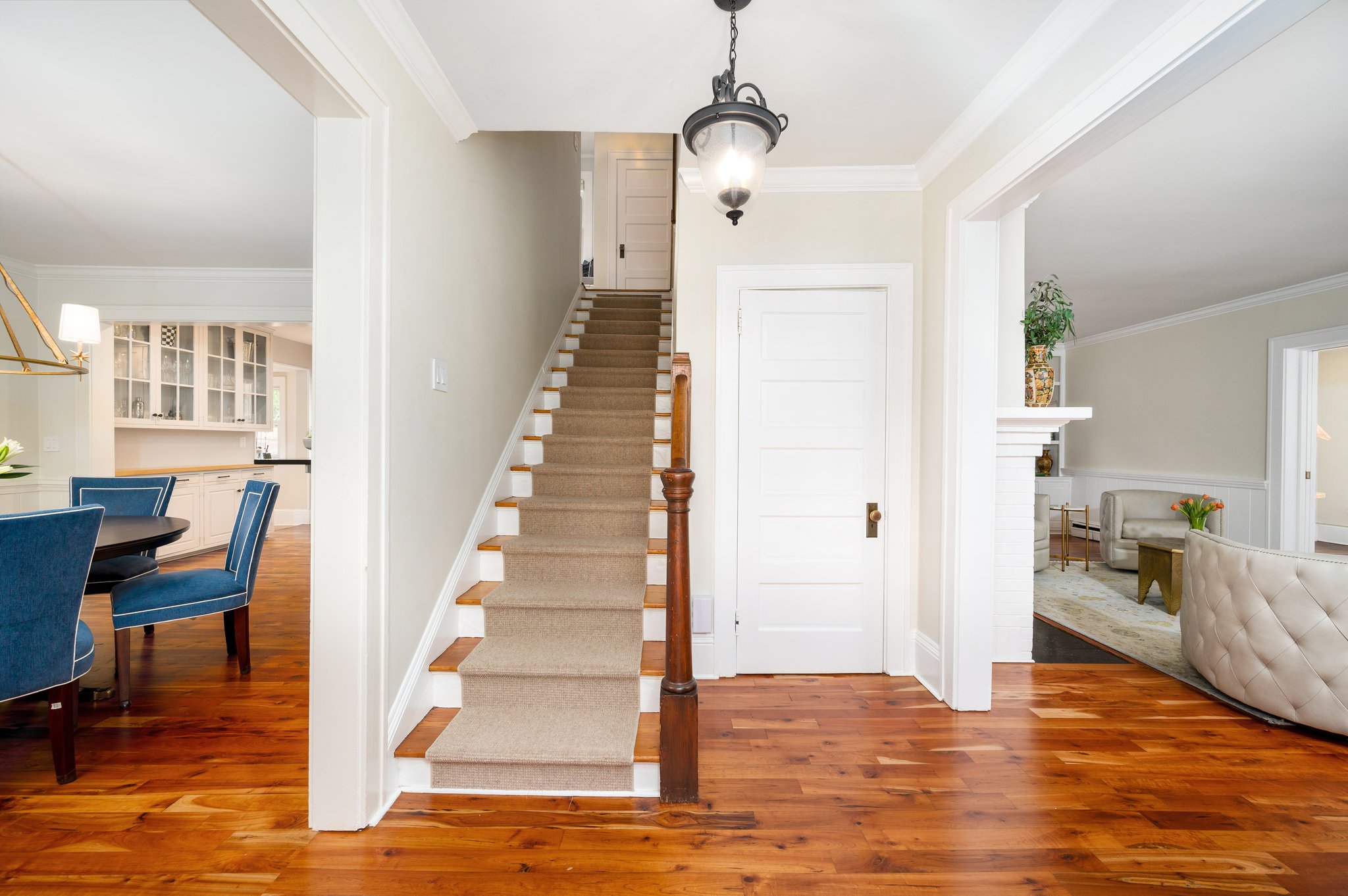 Spacious Formal Entry Leads to Upper Level