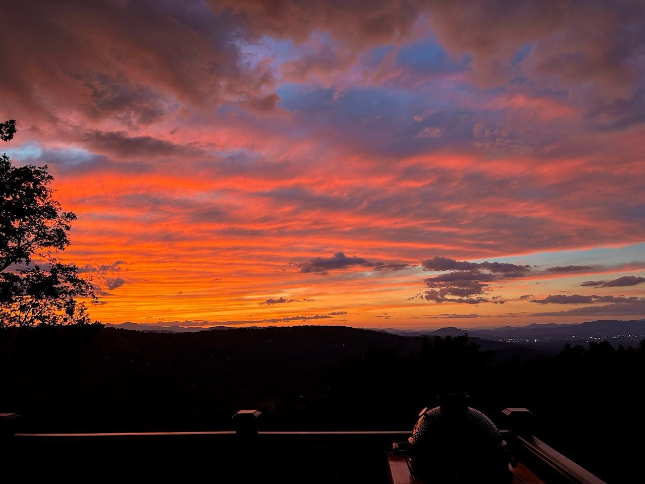 Sunset Views From Deck