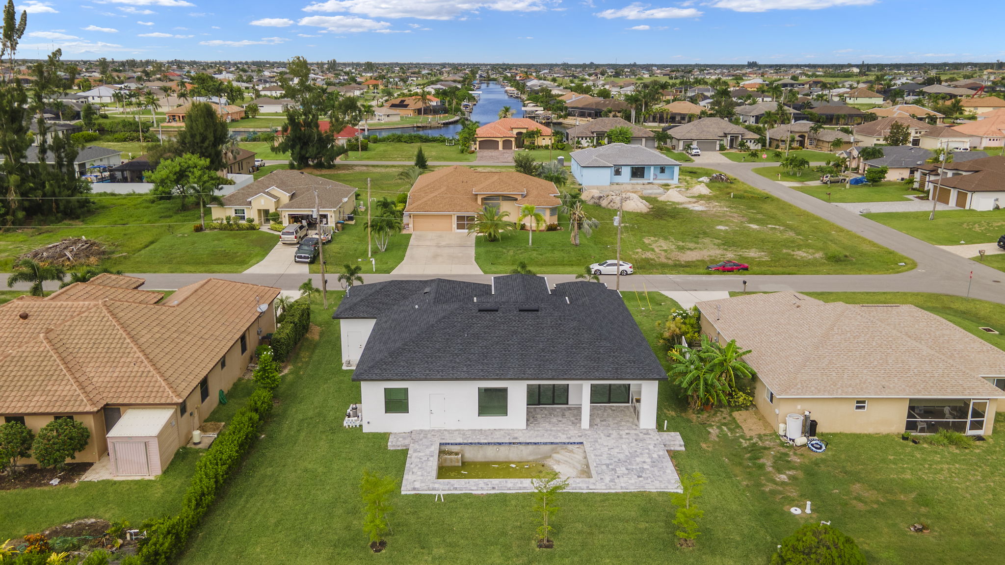 Aerial Back Exterior