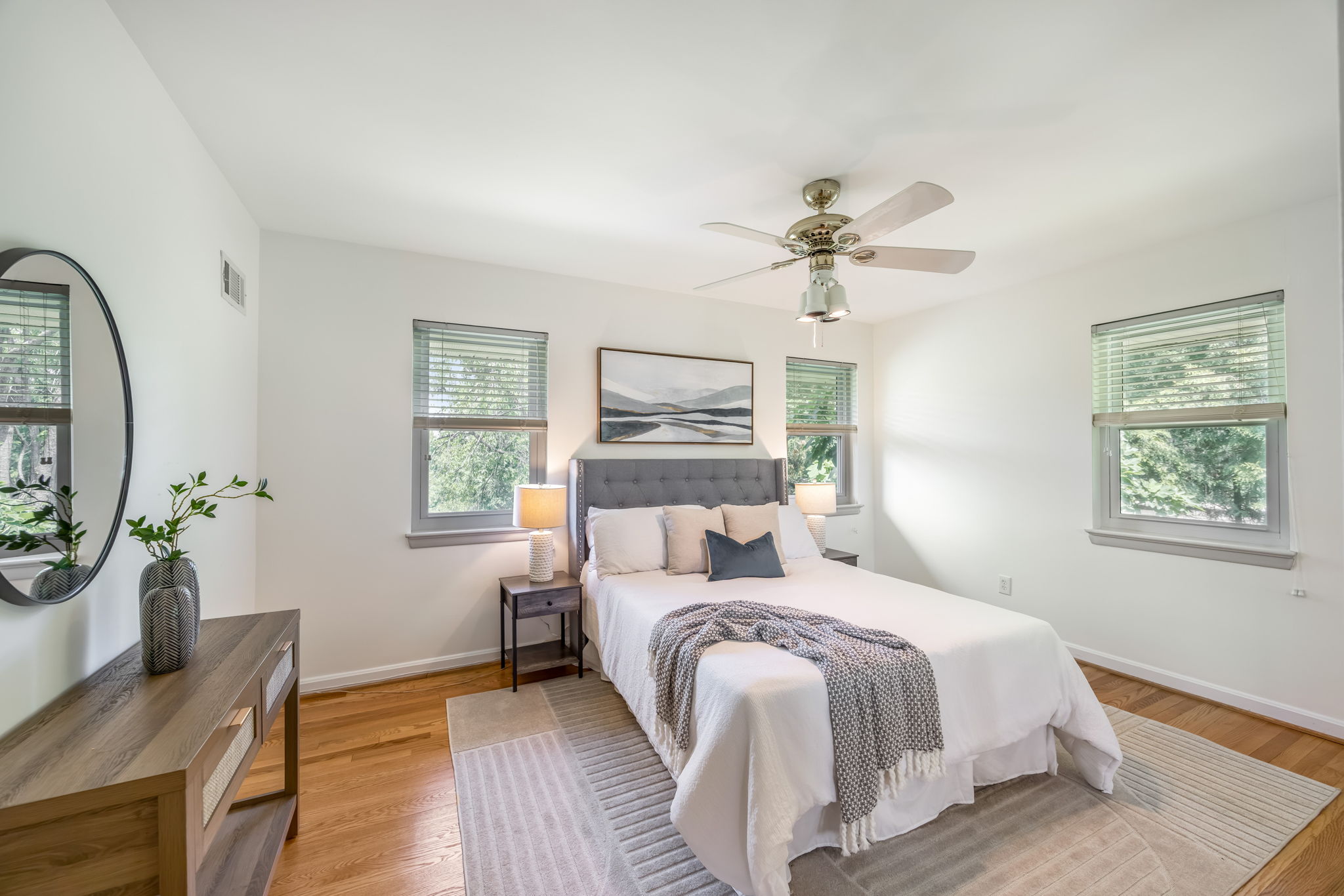 Bedroom 3, on upper level offers lake views!