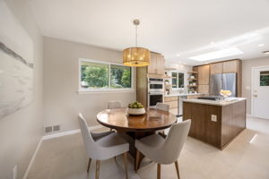 Recently renovated eat-in kitchen w/skylight!