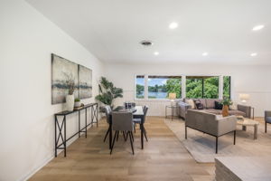 Lower level Family room w/wet bar & lake views