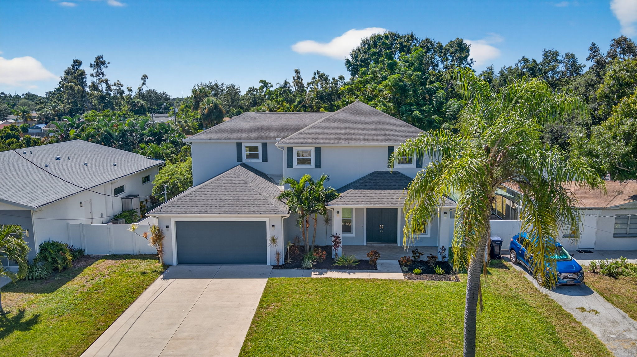 Aerial Front Exterior 1