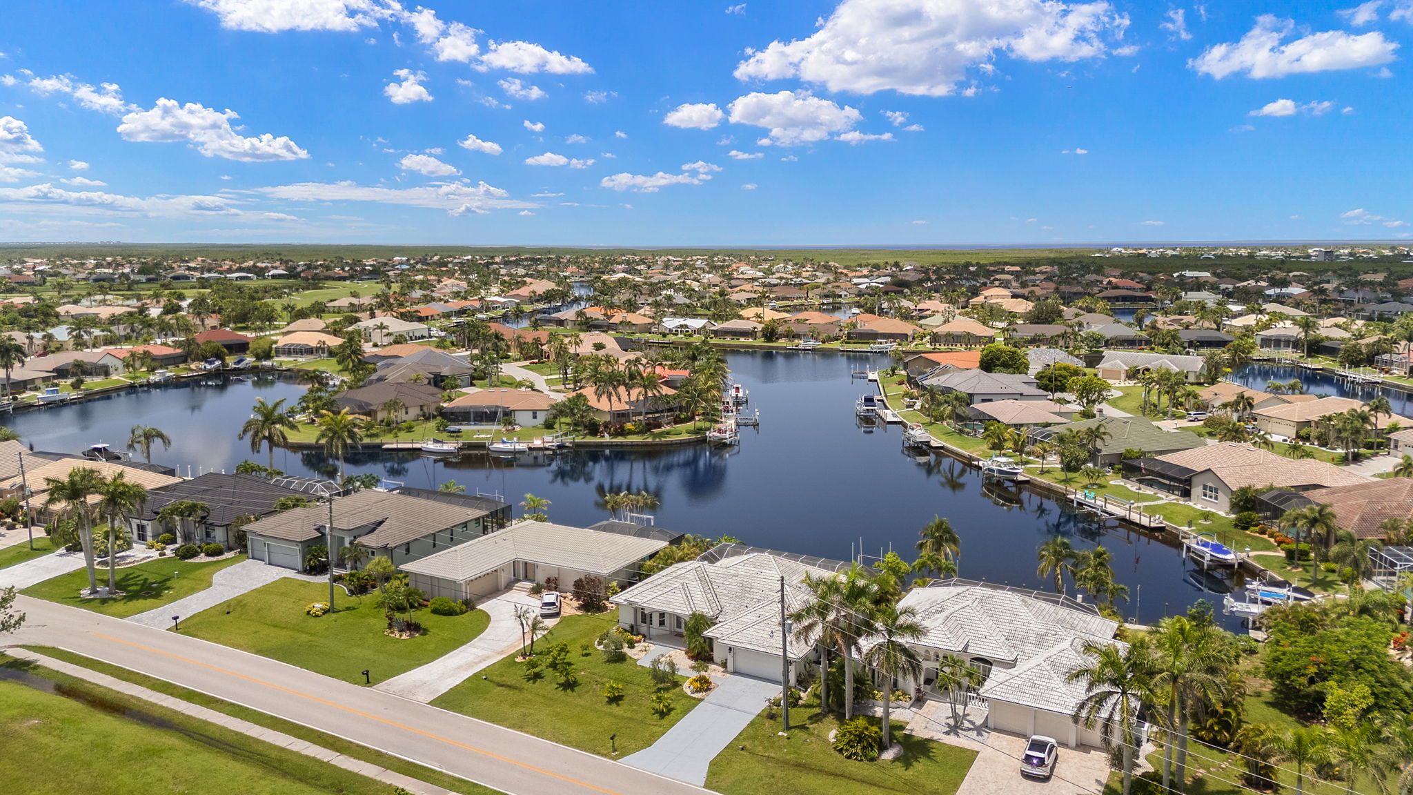 Aerial Front Exterior 4