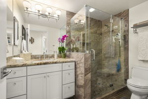 Updated guest bathroom