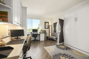2nd Bed w custom cabinetry and Murphy Bed