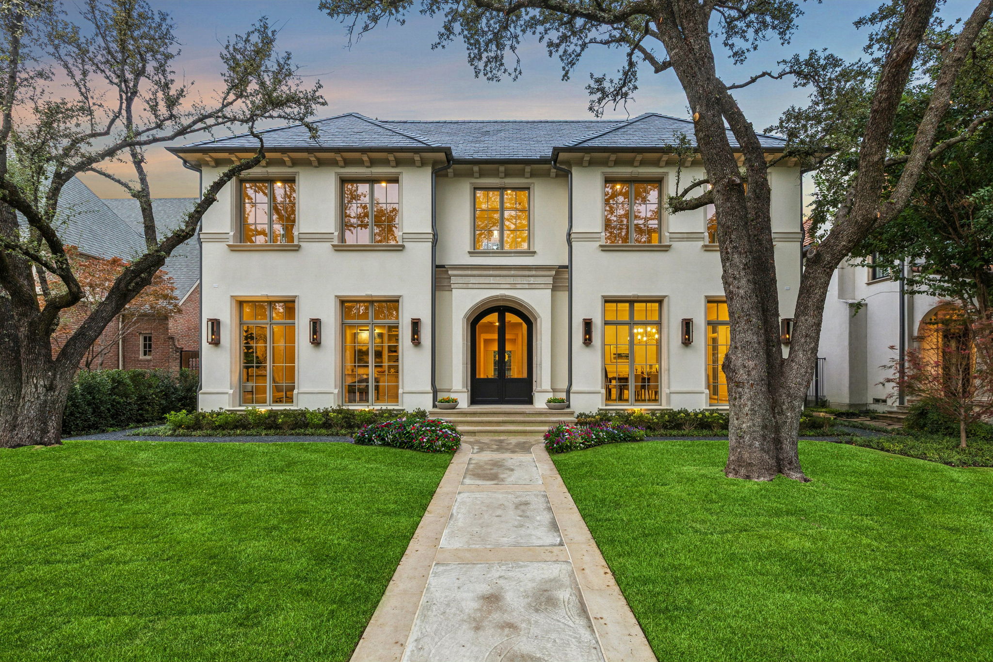 Front Elevation Twilight