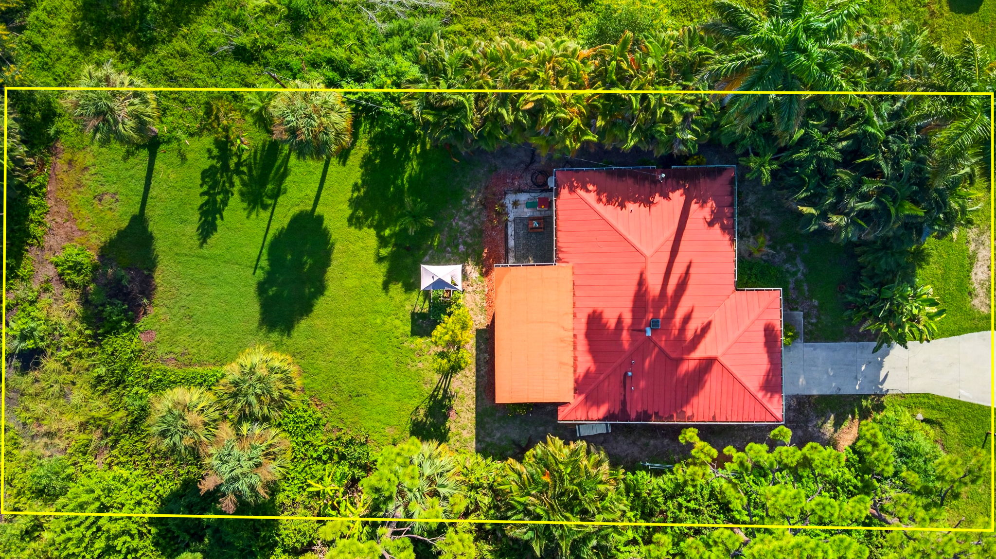 Aerial Overview - lot line