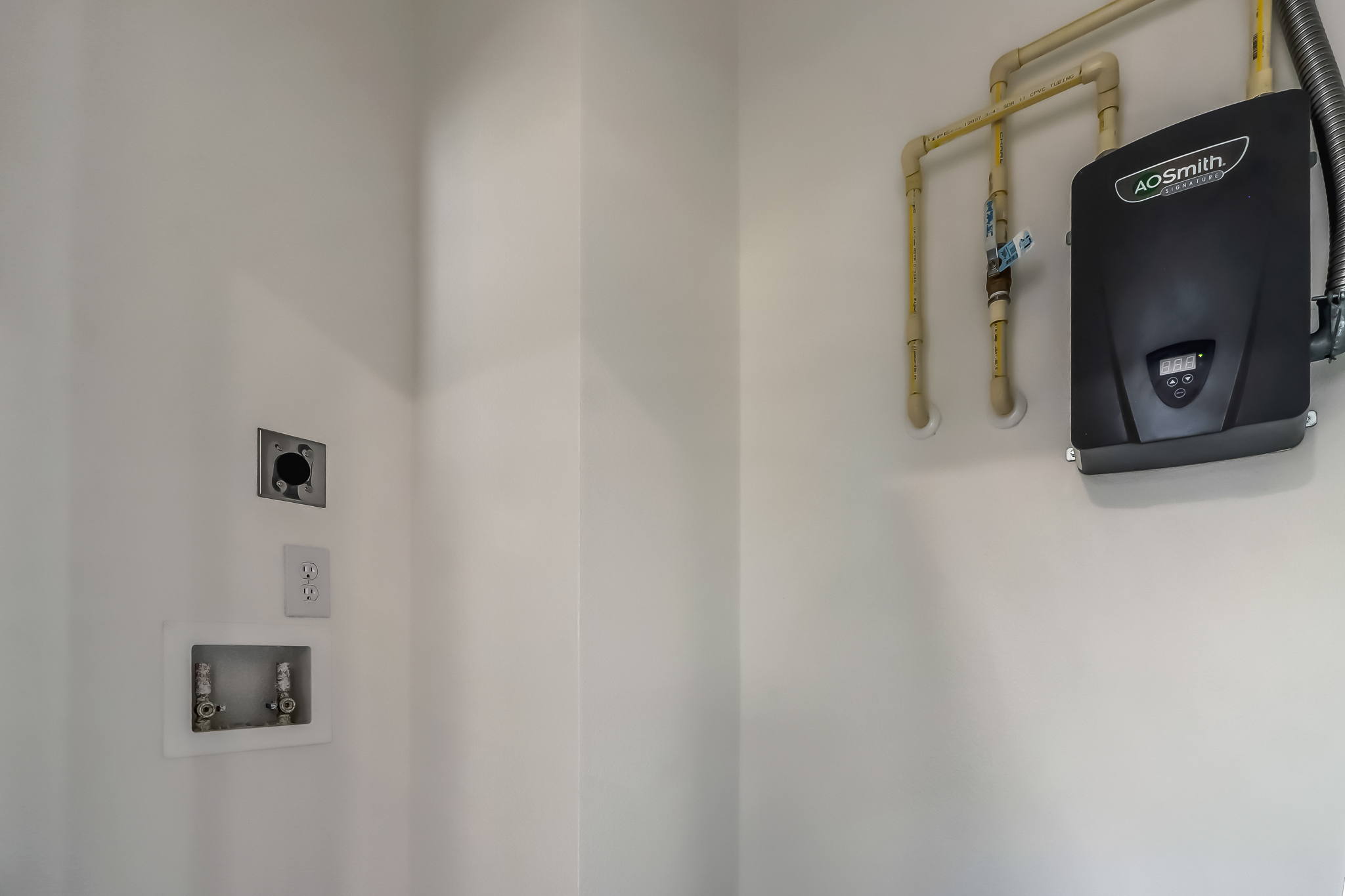 Laundry and Tankless Hot Water