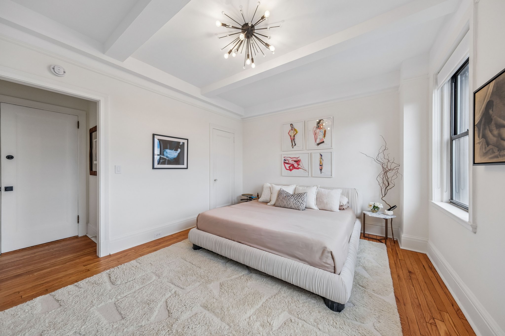 Primary Bedroom with High Ceilings