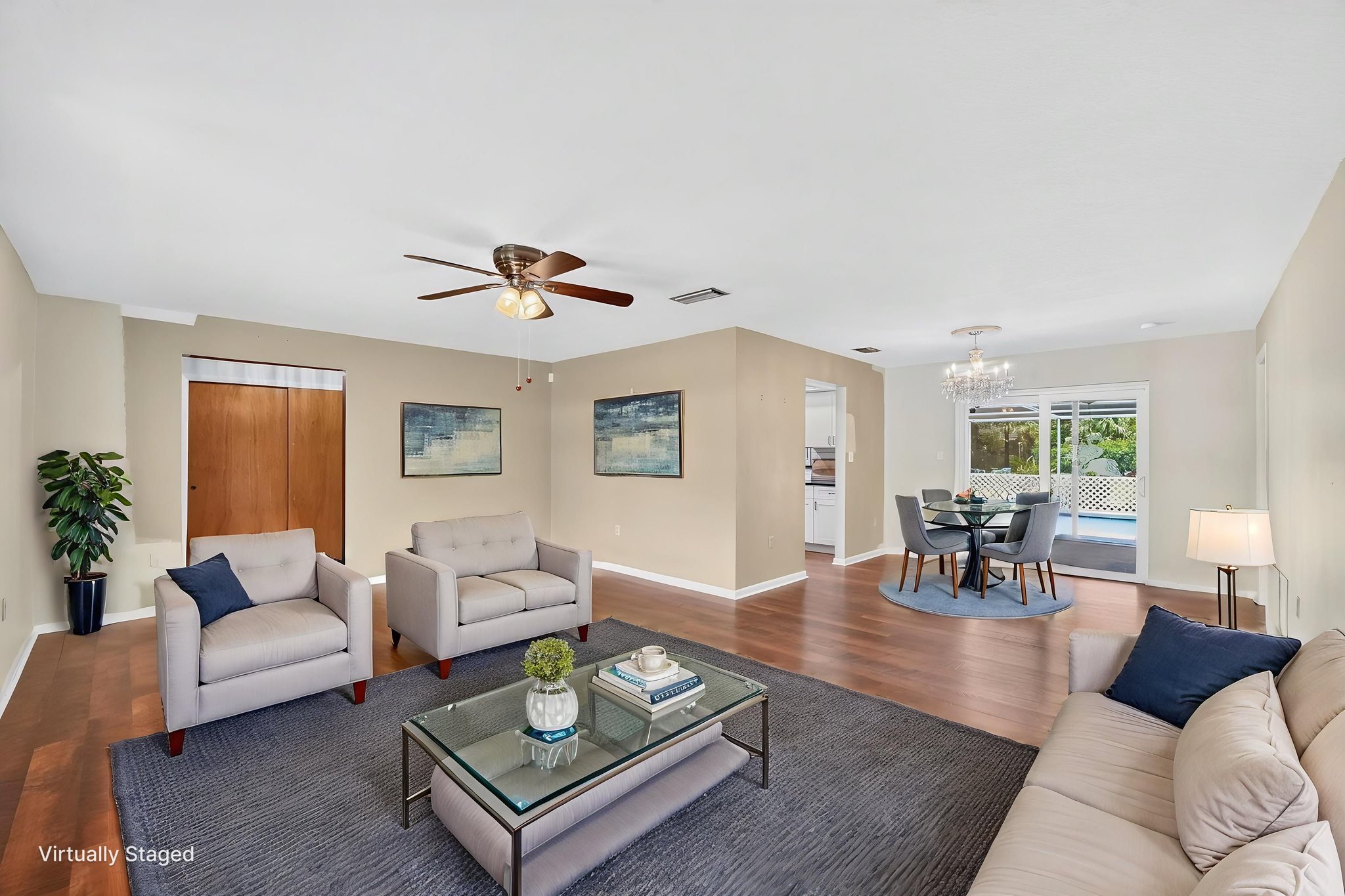 Living Area - Virtually Staged