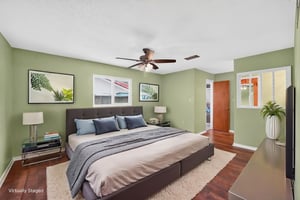 Master Bedroom - Virtually Staged