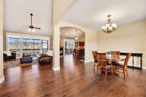 Expansive and open with engineered hardwood floors