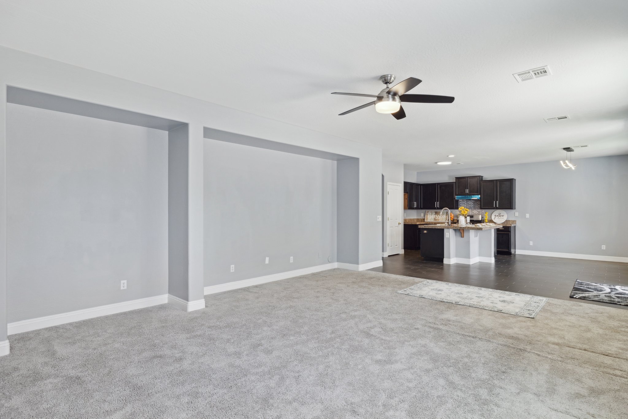 Niche area of Family room
