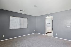 Master Bedroom looking into Master Bath