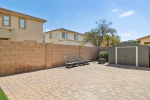 Pavered Backyard