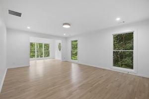 Primary bedroom and sitting room