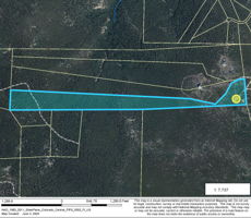 Clear Creek County GIS of land.