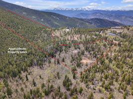 Approximate property lines.
