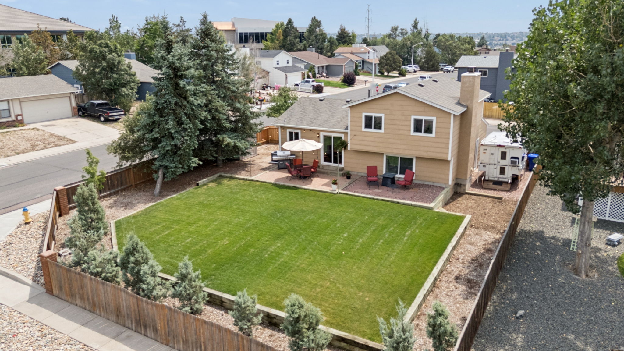 Aerial - Back Yard