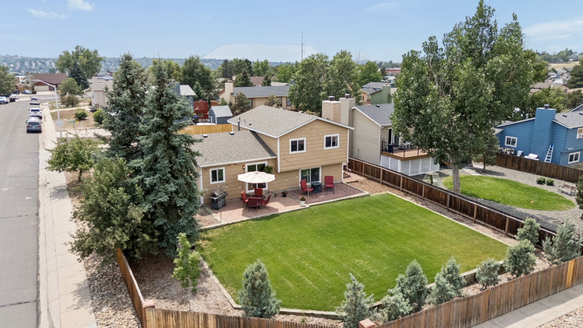 Aerial - Back Yard