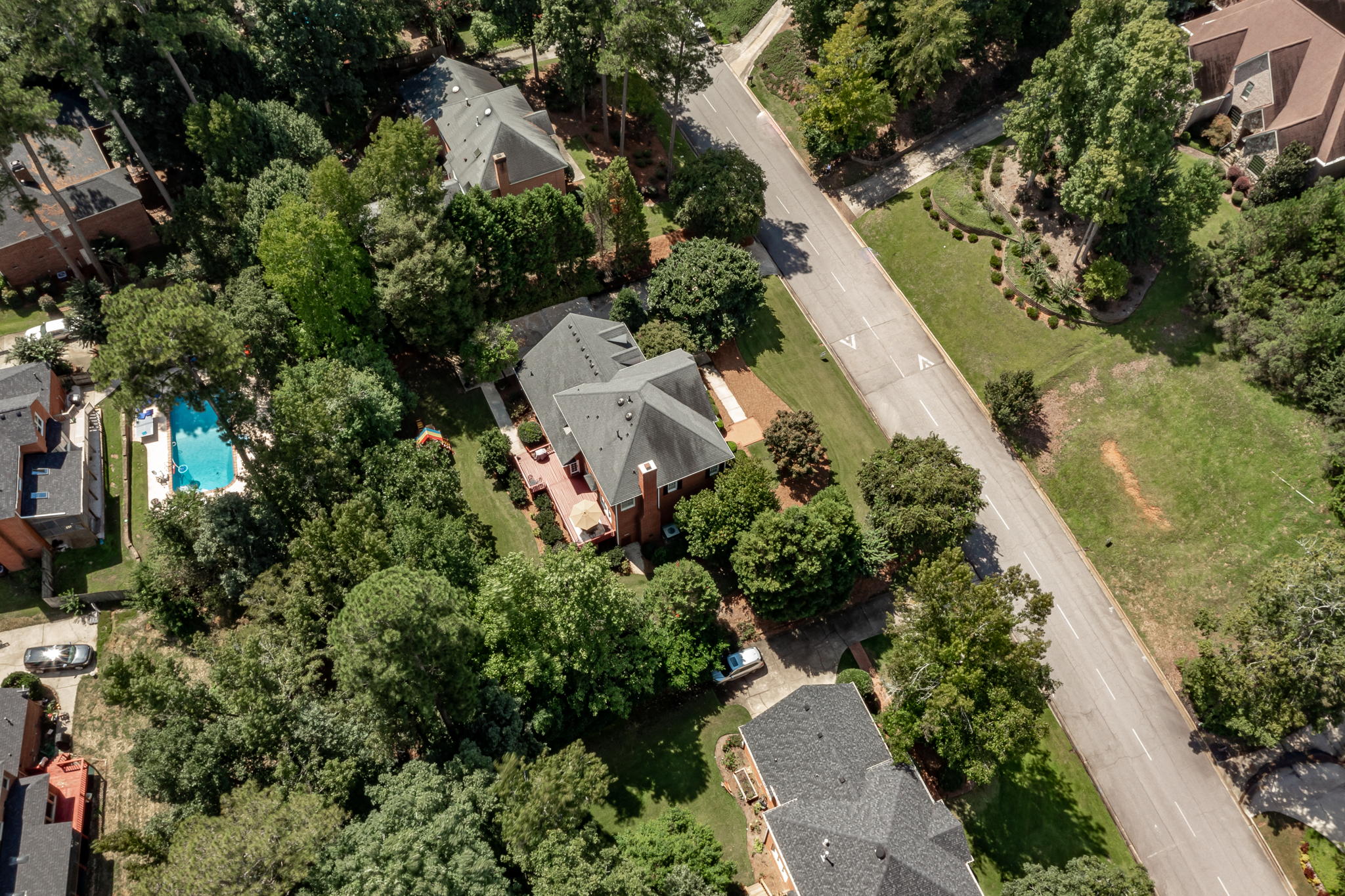 Aerial View Of Home