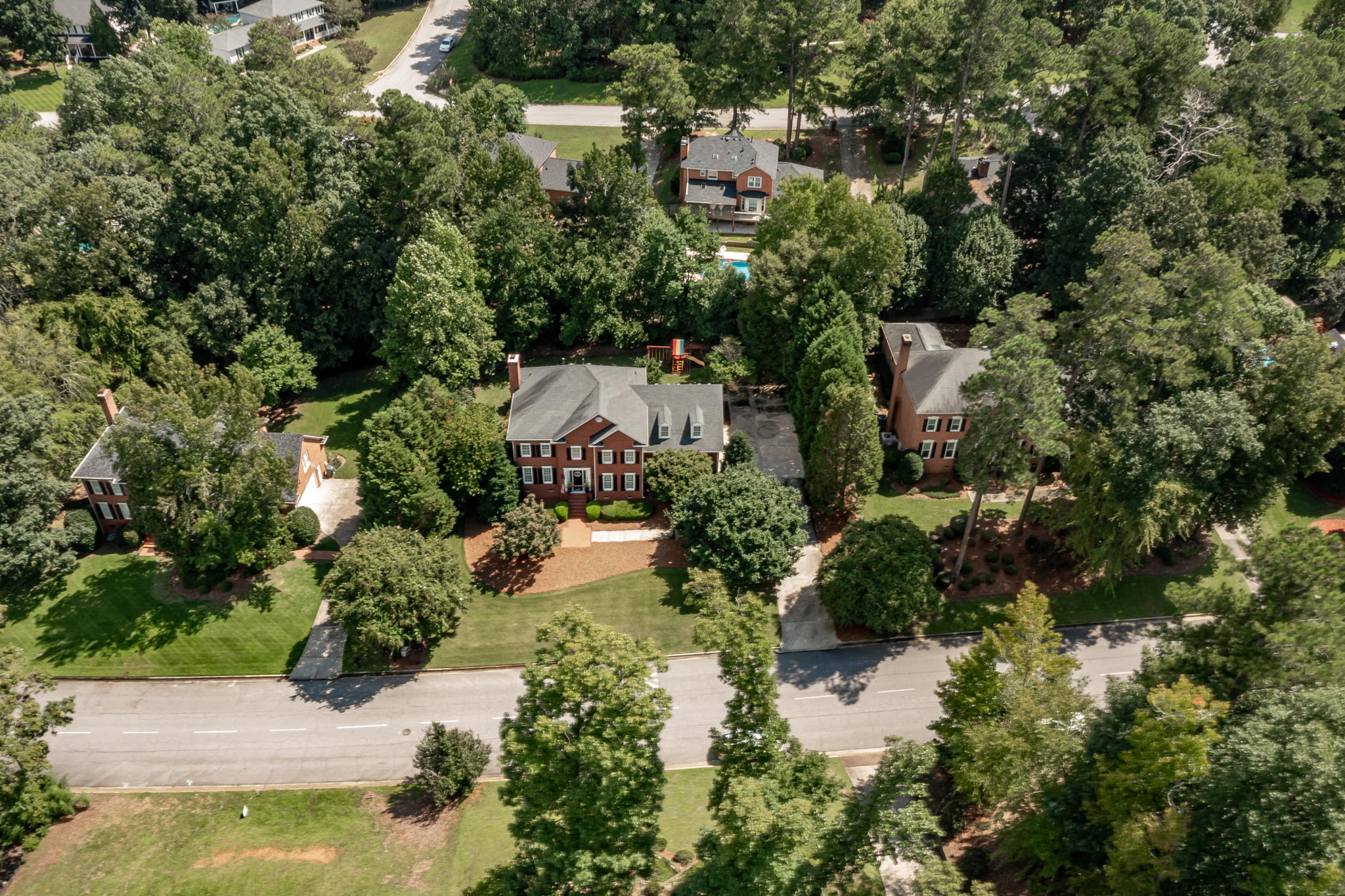 Aerial View Of Home