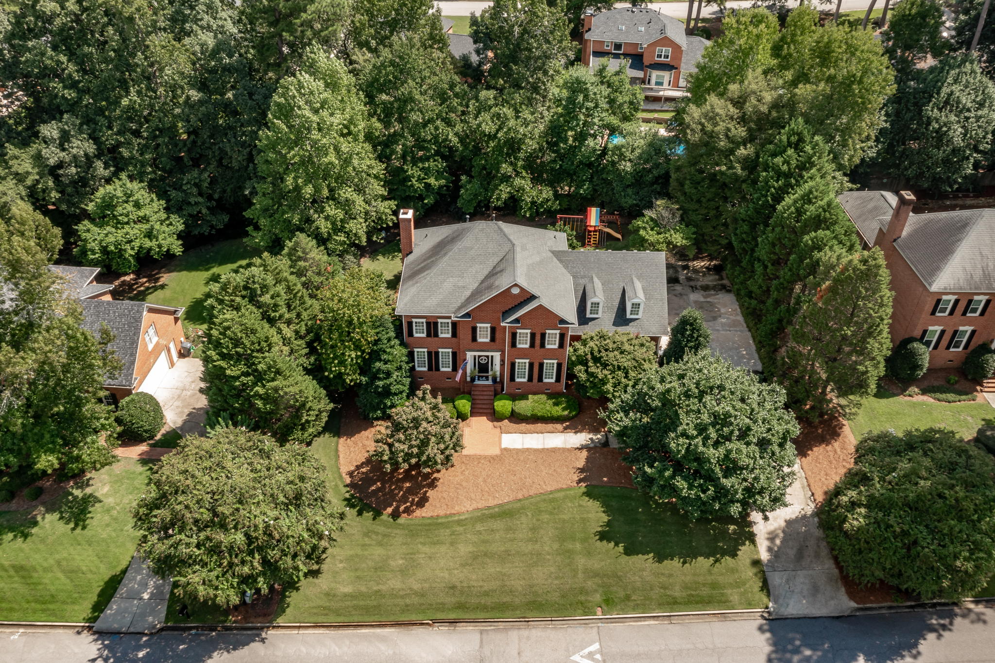 Aerial View Of Home