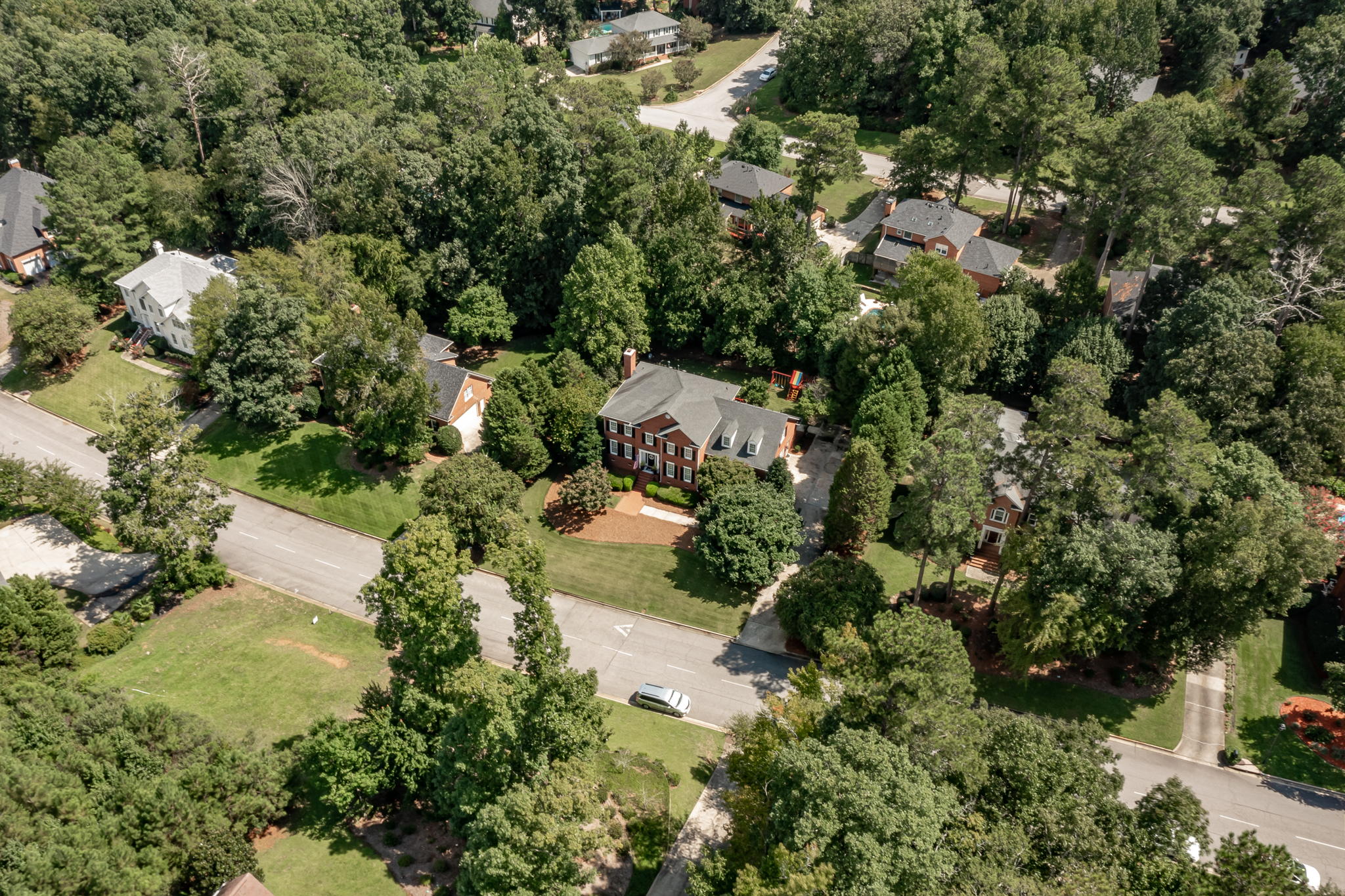 Aerial View Of Home