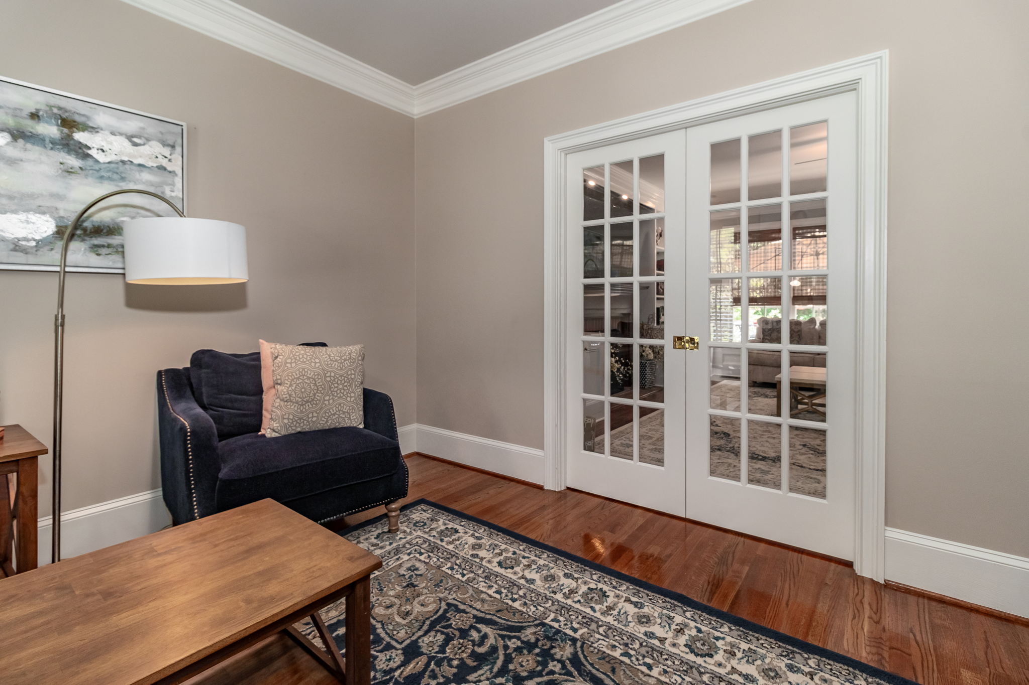French Doors To Family Room