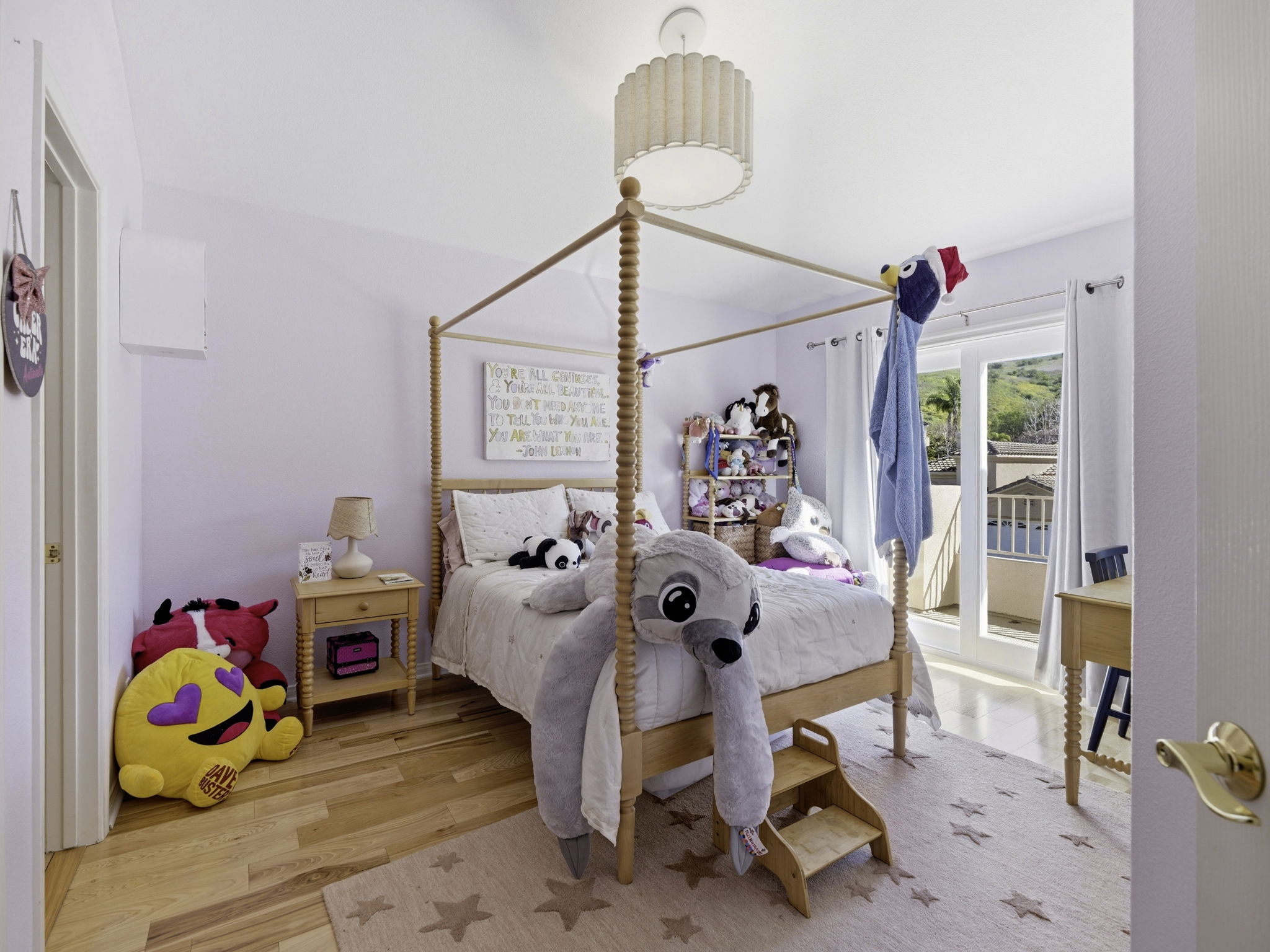 Bedroom 4 with access to east facing balcony