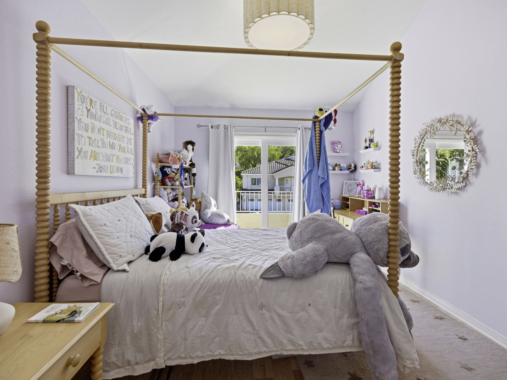 Bedroom 4 with access to east facing balcony