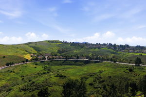 Aerial view of neighborhood