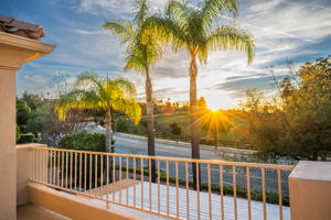 Master Bedroom west facing Balcony