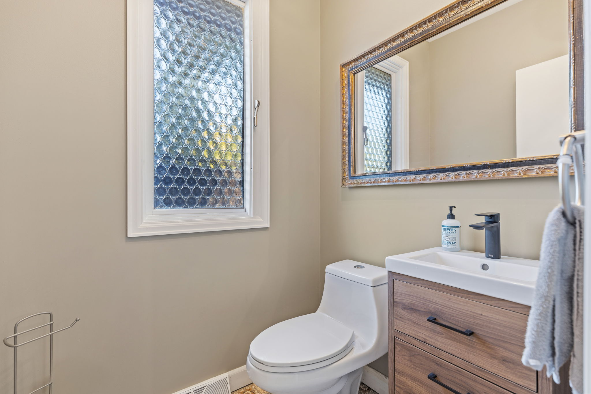 Main floor powder room