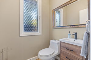 Main floor powder room