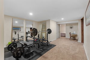 Basement recently finished!