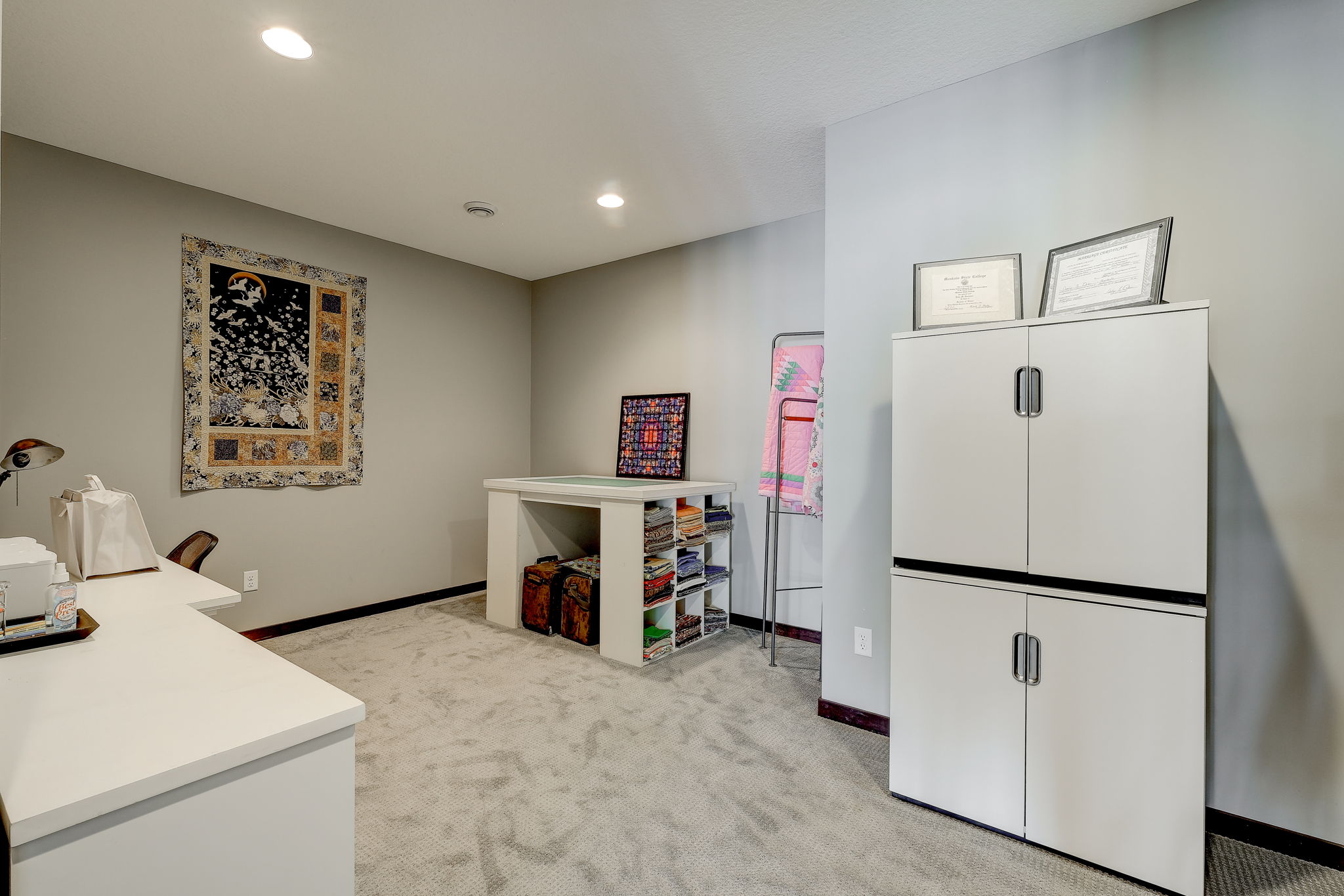 Lower Level Craft Room Or Exercise Room