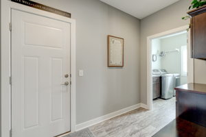 Main Level Mudroom With Large Storage Closet