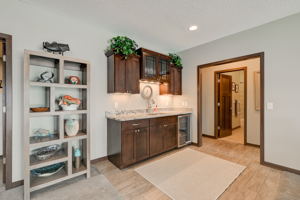 Lower Level Wet Bar & Game Area