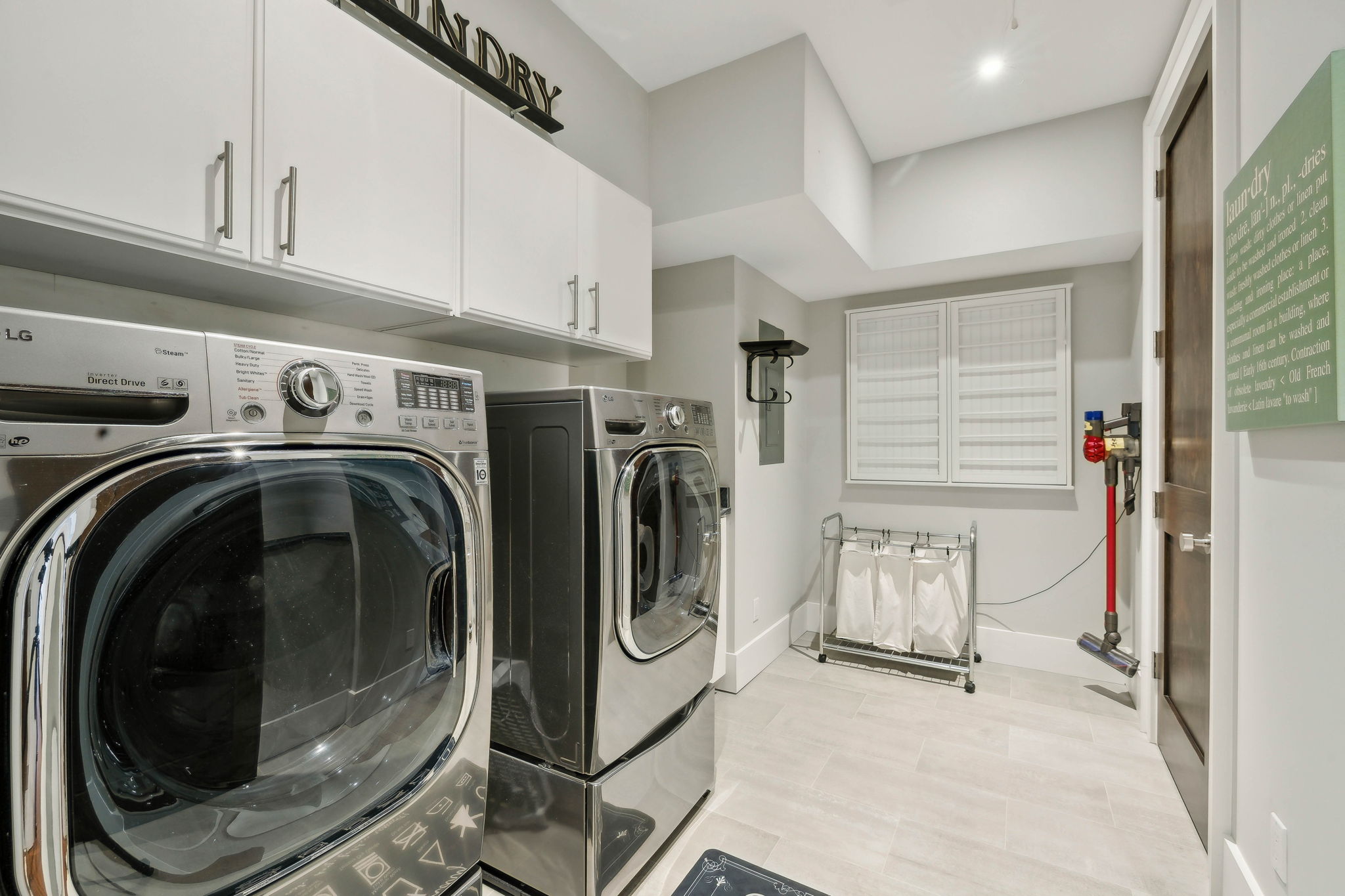 Laundry Room with Storage